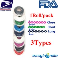 Dental Orthodontic Braces Elastic Ultra Power Chain Rubber Bands Long/Short/Clos