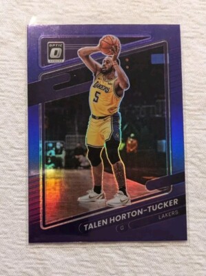 *Talen Horton-Tucker* Optic PURPLE PRIZM L.A Lakers 2021-22