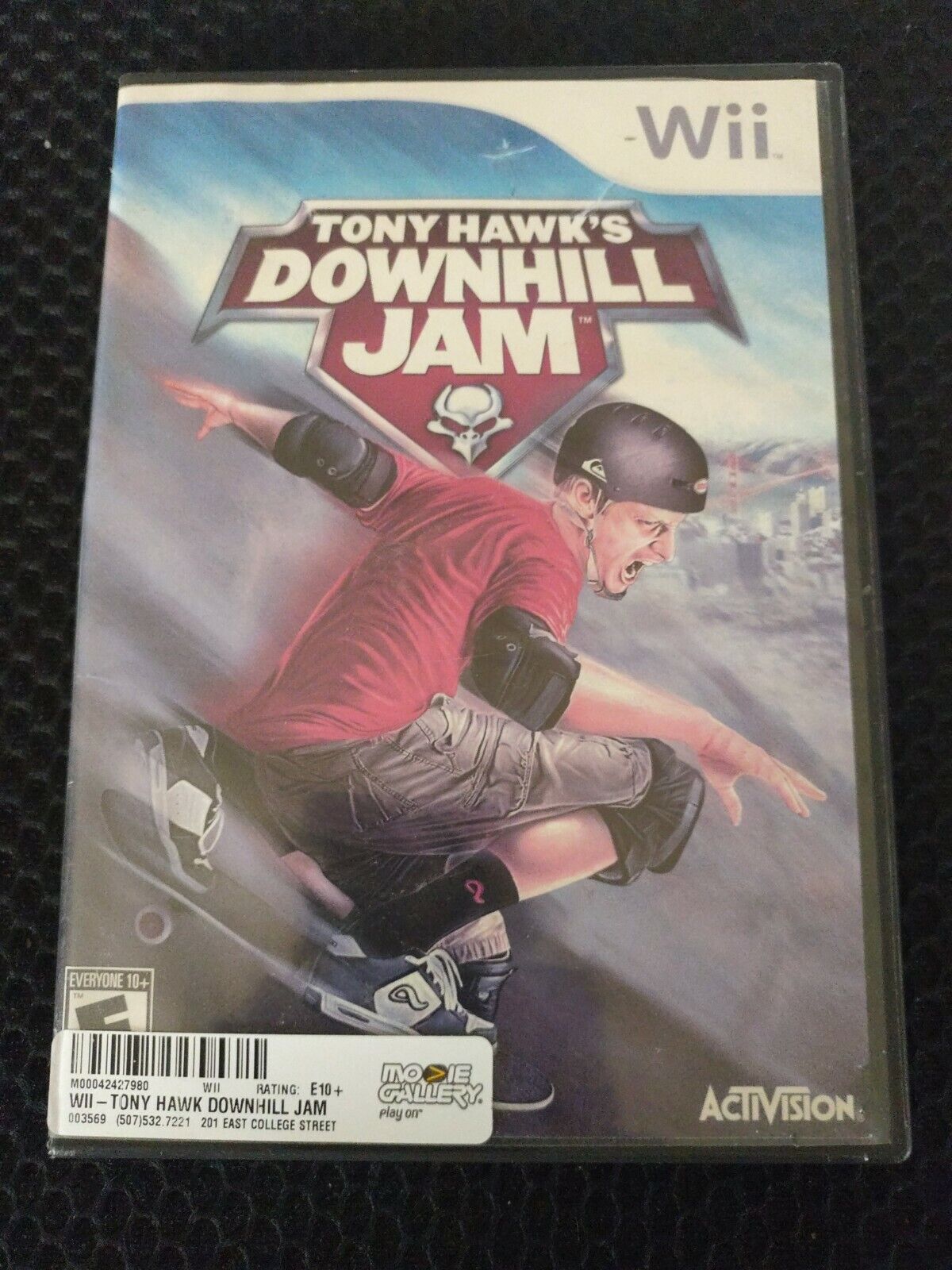 Tony Hawk's: Downhill Jam (Nintendo Wii, 2006) Disc with Manual