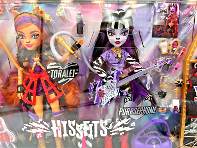 Monster High Hissfits Doll 3 Pack Toralei Meowlody Purrsephone