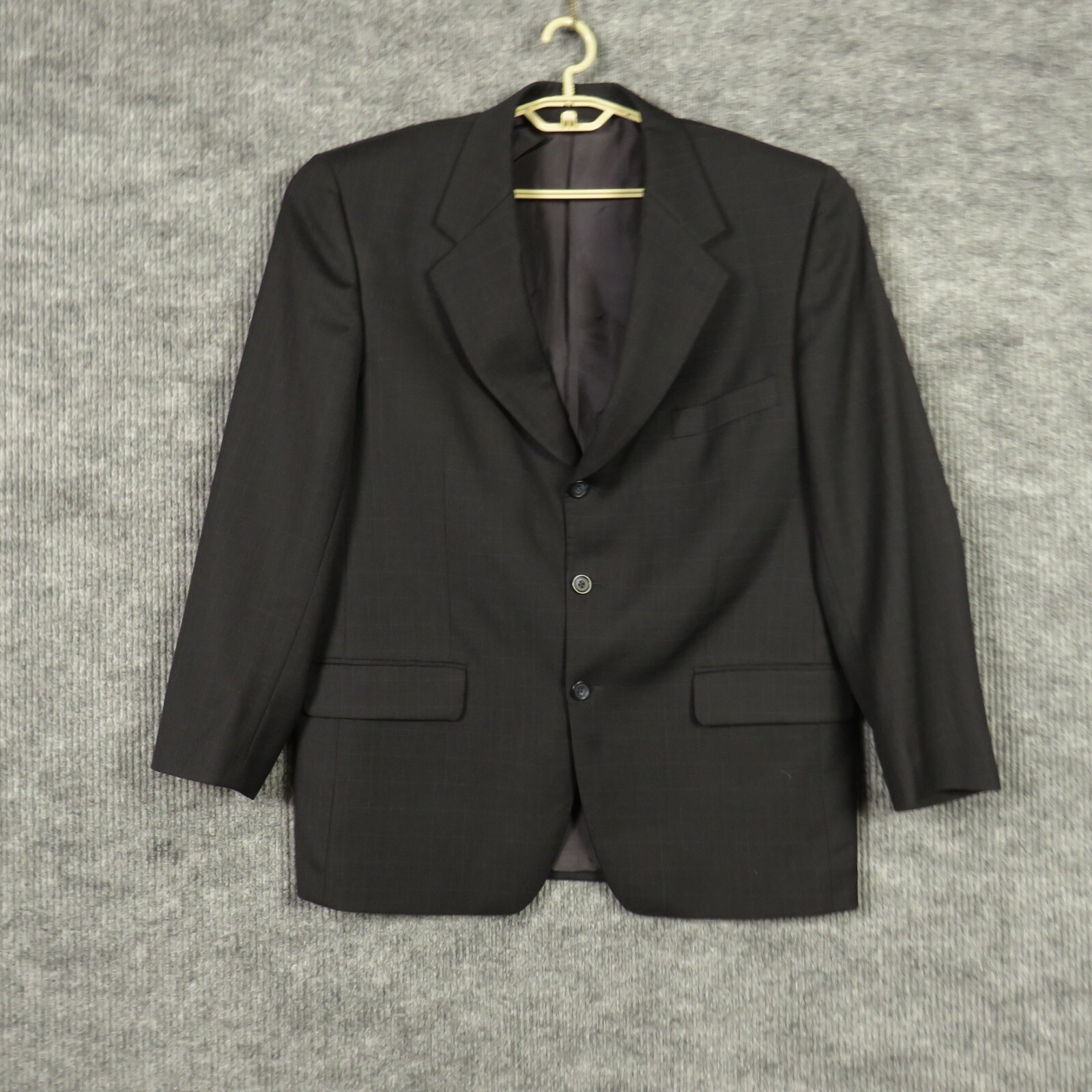 Cappotto sportivo Yves Saint Laurent uomo 100% lana peggiorata designer foderato 3 bottoni