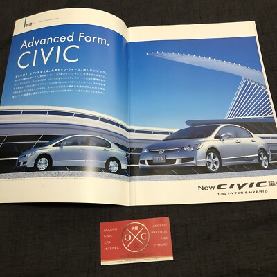 06-11 Honda Civic Brochure JDM Catalog Access Rare 07 08 09 10 FA5