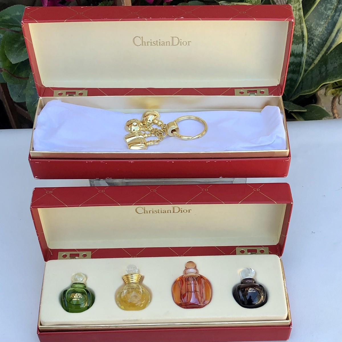 💝Vintage Dior PARFUM Mini Perfume Set MISS DIOR POISON DUNE