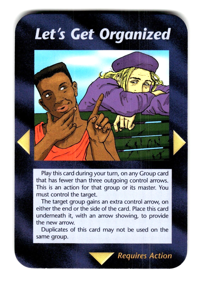 Let's Get Organized Card Unlimited INWO Illuminati New World Order