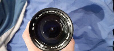 VIVITAR 75-205MM F/3.8 MACRO ZOOM OBJEKTIV - MINOLTA MOUNT - GUTER GEBRAUCHTER ZUSTAND