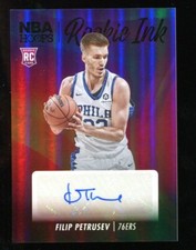 Filip Petrusev 2023-24 Panini NBA Hoops Rookie Ink Auto Philadelphia 76ers