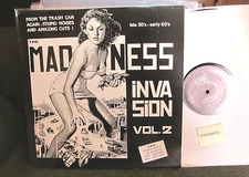 the MADNESS INVASION VOL. 2 60's Garage Surf Psych COMP vinyl lp france '88 rare