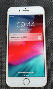 APPLE IPHONE 8 ROSEGOLD 64GB HOMEBUTTON DEFEKT - TEILE REPARATUR