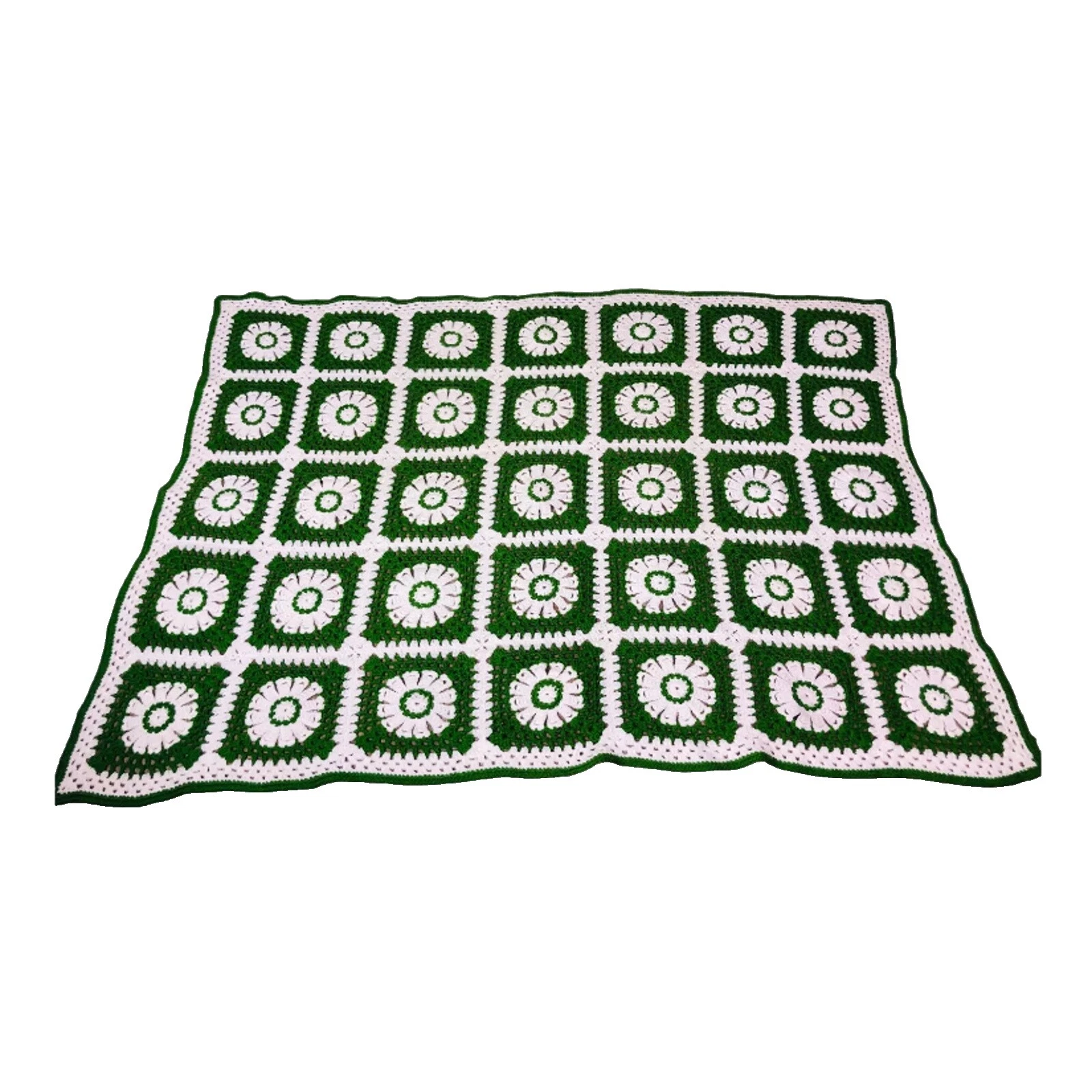 Mantas de cama floral de Crochê