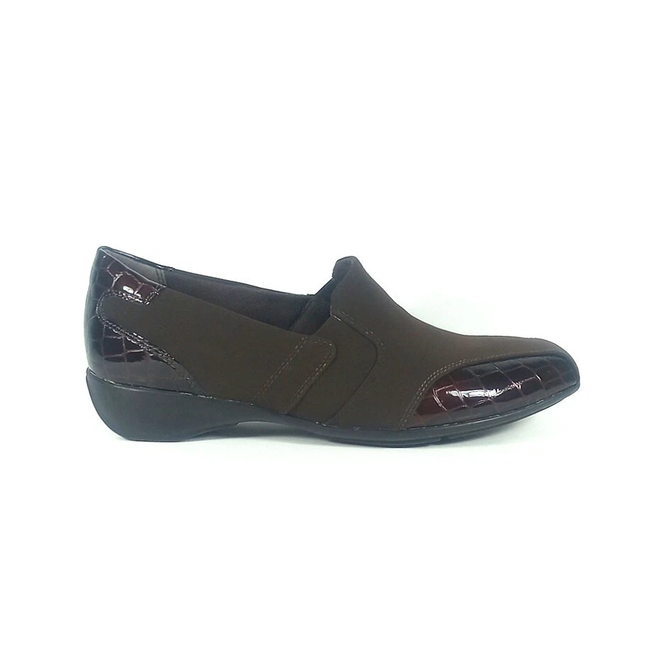 Scarpe basse Clarks Noreen Will da donna 9 5 in camoscio marrone modello coccodrillo