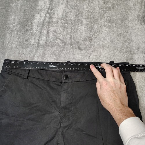 Lululemon Commission Pant Men's 36x34 Black Zip Pockets Classic Fit Preppy - Picture 12 of 21