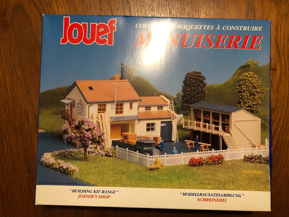 Maquette Jouef HO - Entrepôt De Stockage De Bois / Menuiserie - Réf. 1058 - Occasion