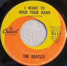 Beatles "I Want To Hold Your Hand / I Saw Her Standing There"