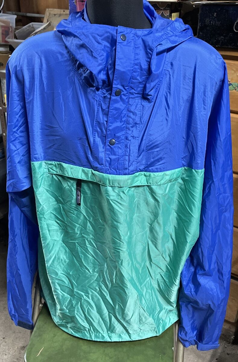 Vintage PATAGONIA RIPSTOP Blue/Green Anorak Pullover Hooded Vintage PATAGONIA RIPSTOP Blue/Green Anorak Pullover Hooded