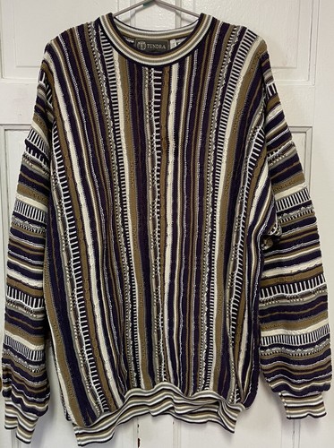 VTG Tundra Mens Large Multicolor Long 
