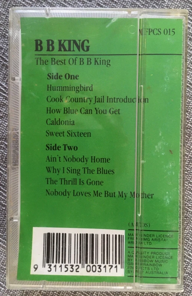 B.B.King-The Best OF B.B. King Cassette Tape - Image 2 of 4