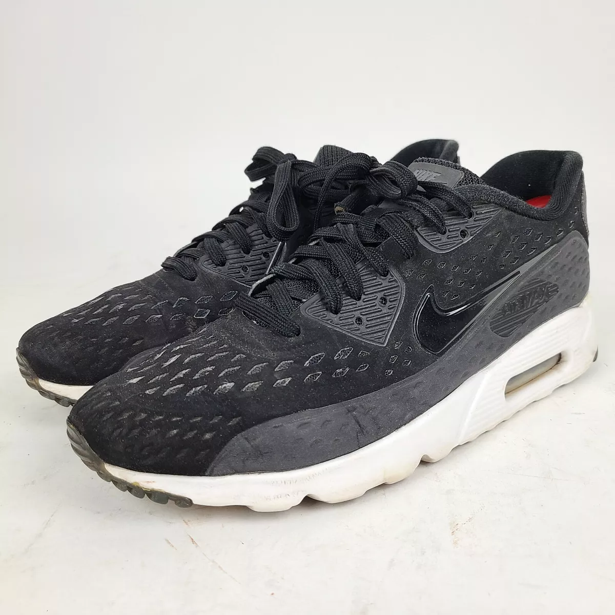 Verdienen regenval ik ga akkoord met Men's Size 9 Nike Air Max 90 Ultra BR Breathe Black White 725222-001 | eBay