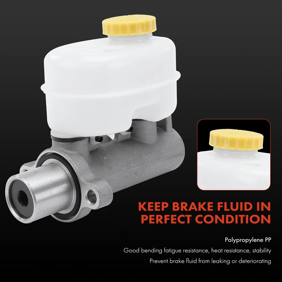 Cilindro maestro de freno con depósito para camioneta Dodge B1500 B2500 Ram 1500 2500 3500 Foto 3 de 4