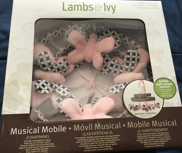 lambs and ivy butterfly mobile