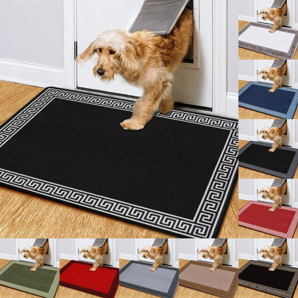 Color G Indoor and Outdoor Doormat, 20 inchx 32 inch Anti Slip Door Mat for Entryway, Machine Washable, Gray, Size: 20 x 32