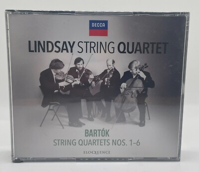 *New/Sealed w/ Crack* Béla Bartók: Lindsay String Quartets 1-6 LINDSAY  [CD]