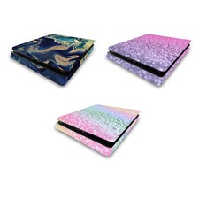 OFFICIAL MONIKA STRIGEL ART MIX VINYL SKIN DECAL FOR SONY PS4 SLIM CONSOLE