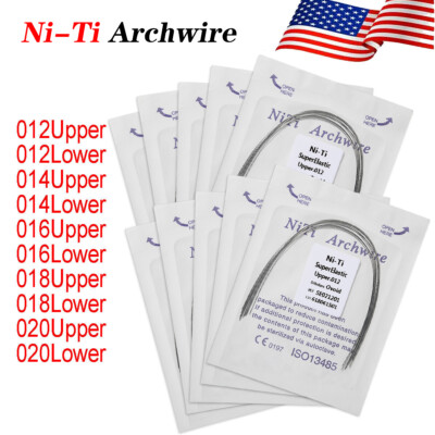 Dental Super Elastic Niti Round Arch Wires Arch Wire for Bracket Braces