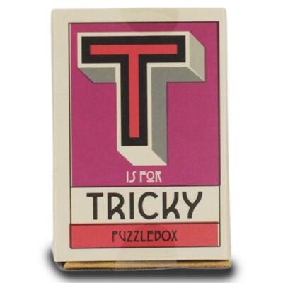 Project Genius 3D Matchbox Puzzle-T is for Tricky