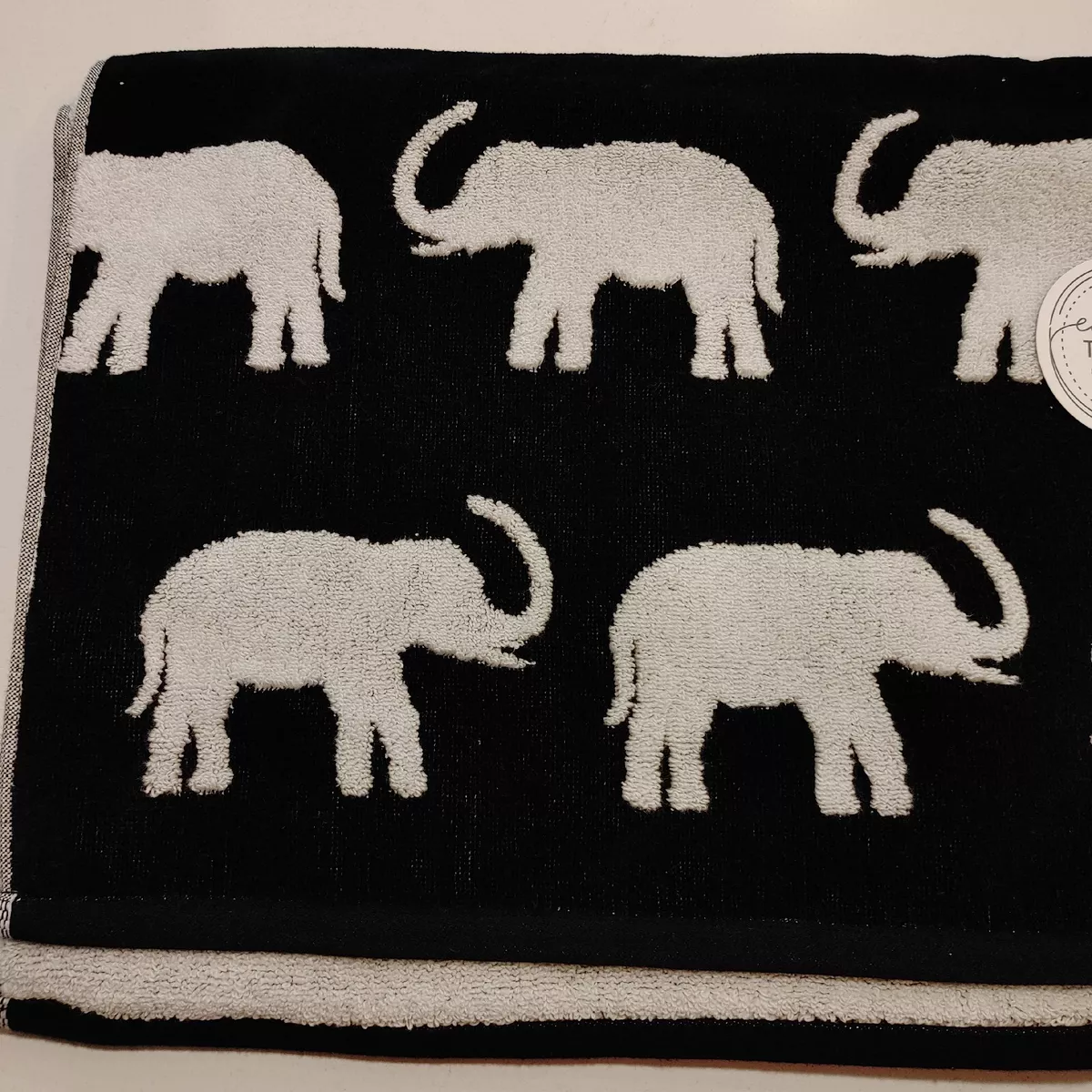 8pc Common Thread Elephant Towels 6 Bath 1 Hand 1 Finger Tip