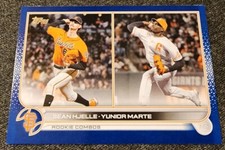 *2022 TOPPS UPDATE SERIES*ROOKIE COMBOS*ROYAL BLUE PARALLEL*US246*GIANTS*NRMT*