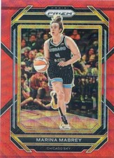 2023 Panini Prizm WNBA MARINA MABREY #124 RED WAVE PRIZM SKY
