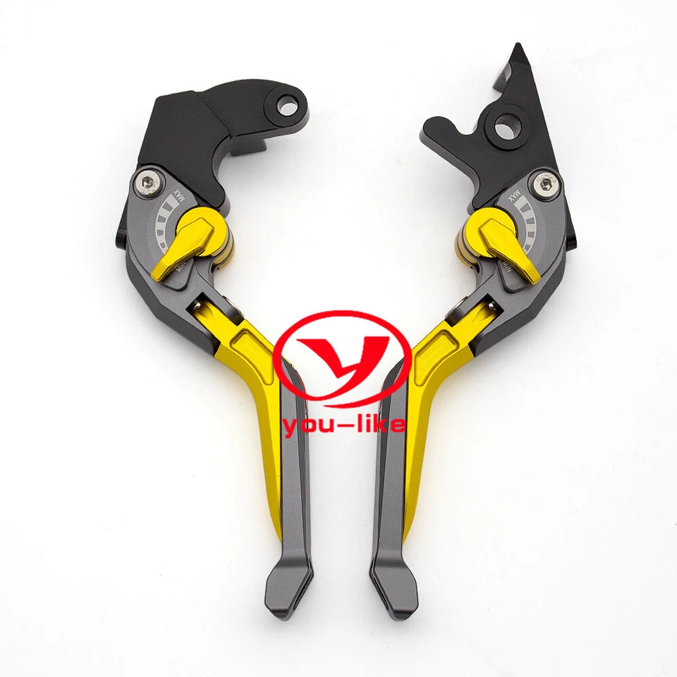 Palancas de embrague de freno plegables extensibles 3D para Honda CBR650F/CB650F CB600F CBR150R Foto 2 de 4