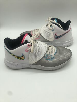 Nike Kyrie Flytrap III South Beach White Basketball Shoes Size