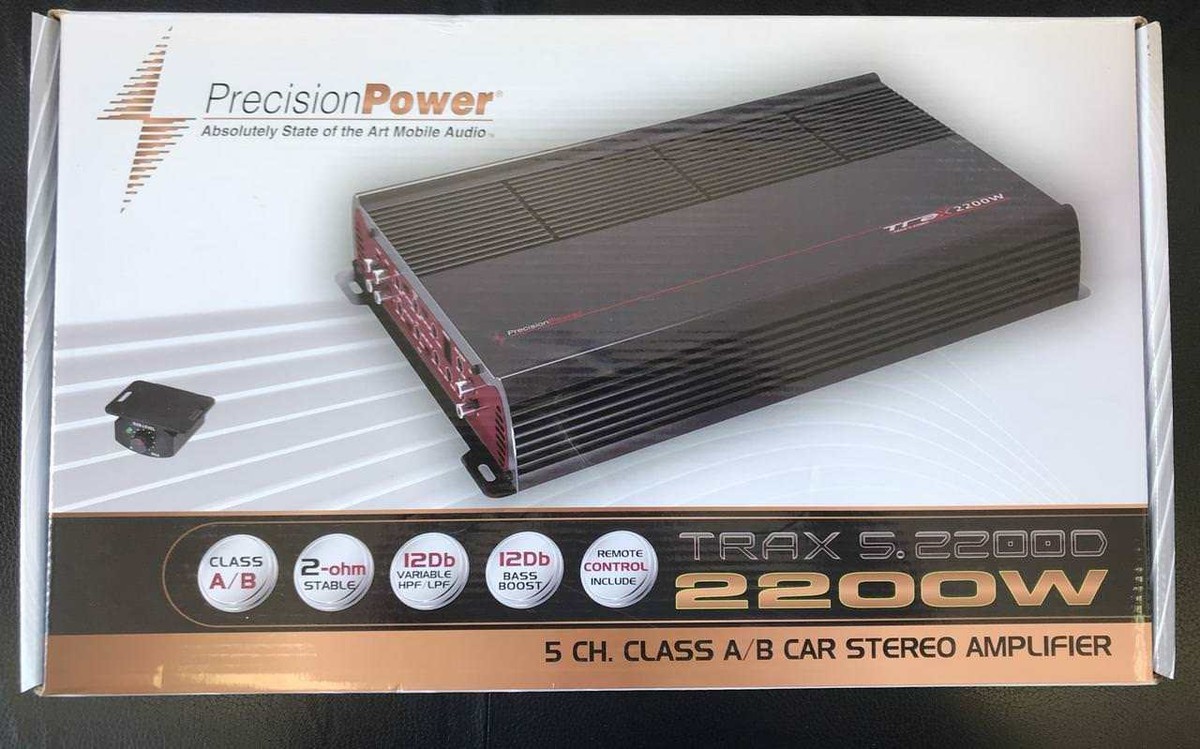 Precision Power PPI TRAX5.2200D 5 Channel Car Speaker Sub