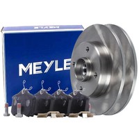 Meyle Bremsscheiben 244Mm Radlager BeläGe Hinten FüR Citroen C3 C4 Peugeot 208