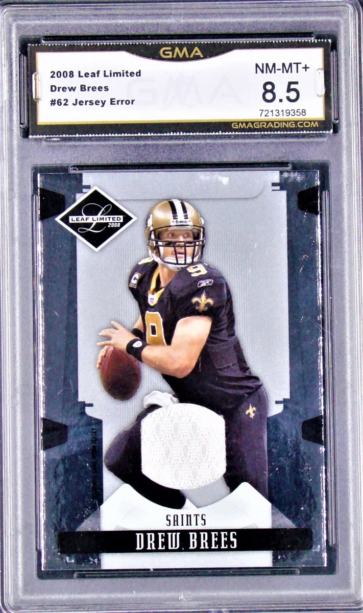 Drew brees sales jersey card