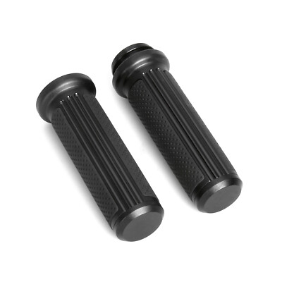 Defiance 1'' CNC Aluminium Electronic Hand Grips For Harley Touring Glide 2008-up