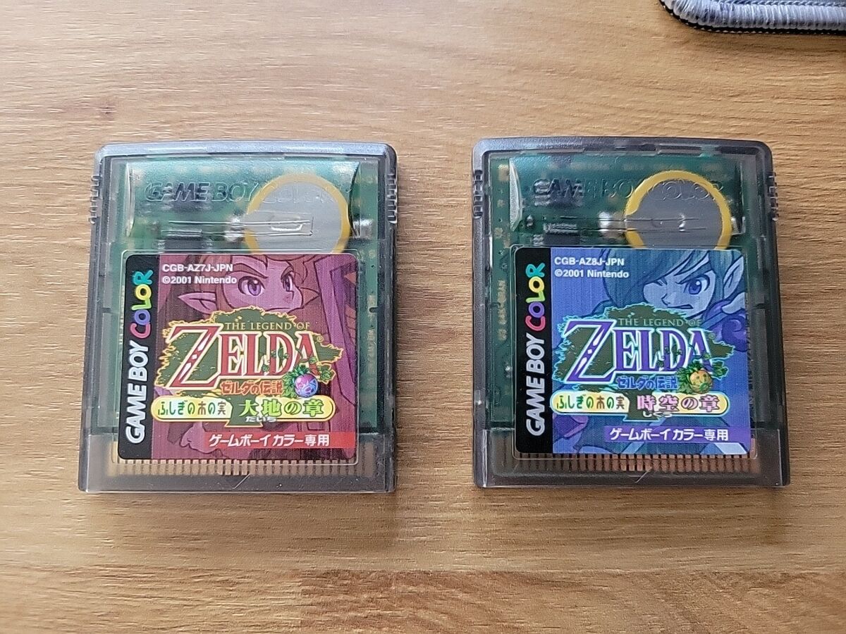 Legend of Zelda Oracle of Seasons Ages Japan Gameboy GBC NEW Legend of Zelda Oracle of Seasons Ages Japan Gameboy GBC NEW