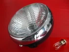 Fit YAMAHA CHAPPY LB50 LB80 HEADLIGHT + BLACK CASE + BULB 6V. FREE  [sa957]