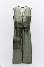 BNWT ZARA ORGANZA DRESS SIZE M BLOGGERS FAVOURITE