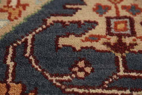 Heriz Serapi Beauty Handmade Round Rug Indian Living Room Carpet in Wool 8x8 ft - 第 9/17 張圖片