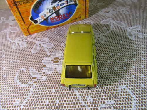 986Y Norev Hachette Renault 12 Break 1971 La Poste Jaune 1:43 + Boite - Picture 9 of 12