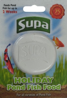 Supa Pond Holiday Fischfutter, 3er Pack, leicht bis 1 Stück (3er Pack), weiß 