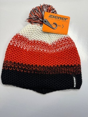 Ziener ISHU Hat Black/Red/White unisex one size fits most