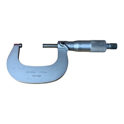 Mitutoyo 101-106 Outside Micrometer, 25 - 50mm 0.01mm