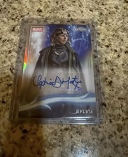 2025 Topps Marvel Studios Chrome Autograph Card Sylvie Sophia Di Martino Loki