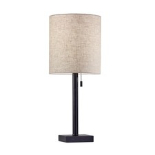 Adesso 1546-22 Liam Table Lamp 22 In. 60 W Incandescent/13 W Cfl Dark