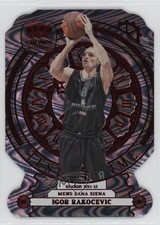 2023 Panini Crown Royale EuroLeague Test of Time Red /49 Igor Rakocevic #8 12hh