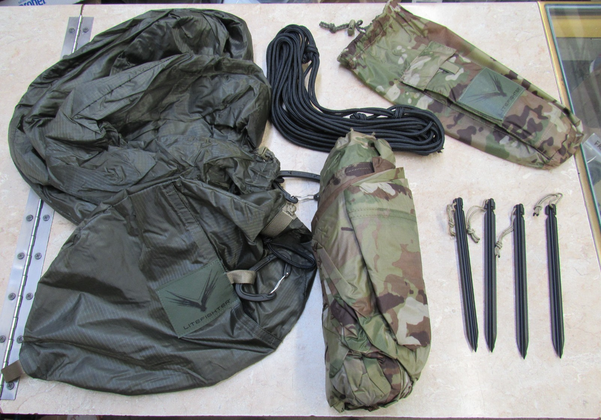 Litefighter Recon 1 Jungle Hammock & Waterproof Tarp OCP New
