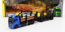 Accessorio Semi Camion Corto Stampato In 3D - Scala 1:64, 7 Scarichi E Scudo Termico, Grigio